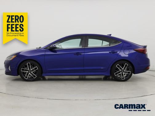 Blue 2020 Hyundai ELANTRA Sport