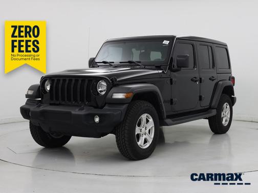 Black 2022 Jeep Wrangler Unlimited Sport S