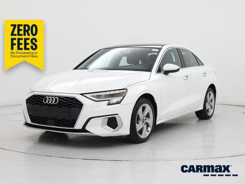 White 2023 Audi A3 Premium