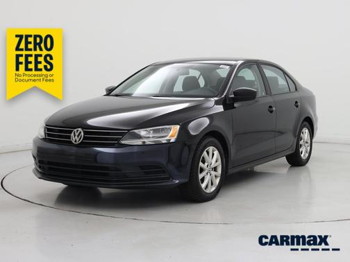Black 2015 Volkswagen Jetta SE