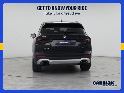 Black 2022 BMW X3 XDrive30i