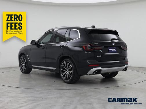Black 2022 BMW X3 XDrive30i