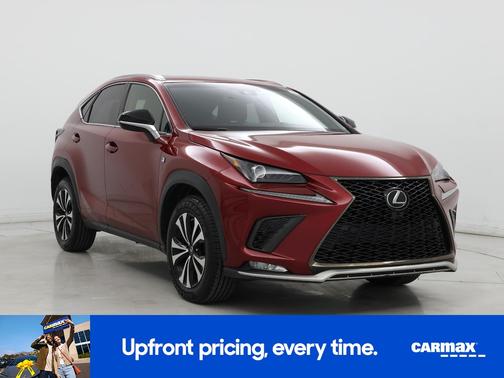 Red 2018 Lexus NX 300 F-Sport