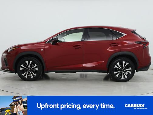 Red 2018 Lexus NX 300 F-Sport