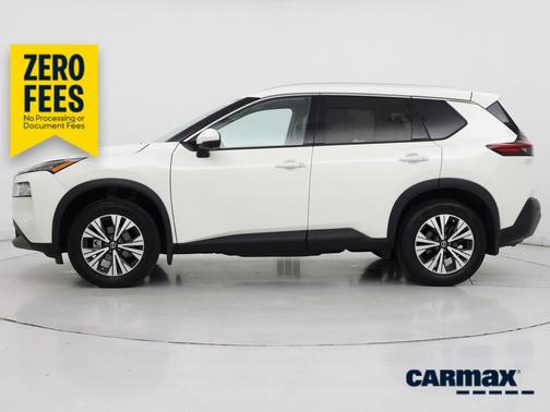 White 2021 Nissan Rogue SV