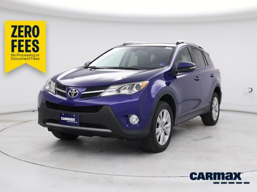Blue 2014 Toyota RAV4 Limited