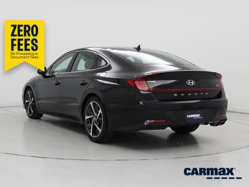 Black 2021 Hyundai SONATA SEL Plus