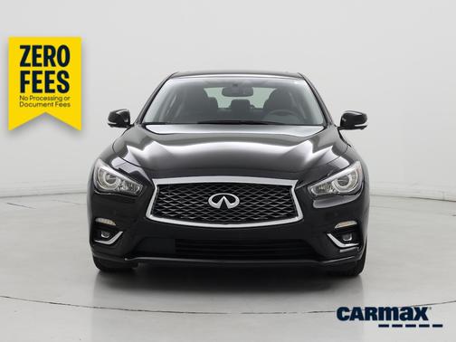 Black 2024 INFINITI Q50 Luxe