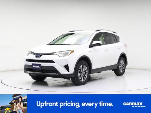 White 2018 Toyota RAV4 Hybrid LE