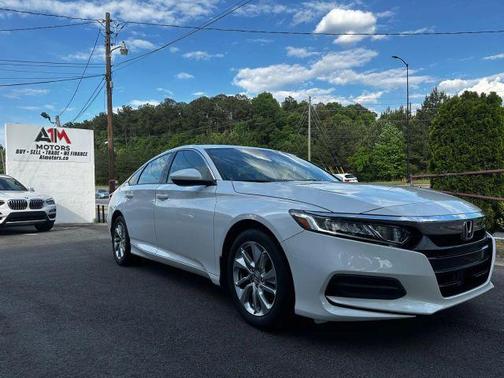 White 2019 Honda Accord LX