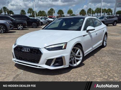 Arkona White 2024 Audi A5 Sportback S line Premium Plus