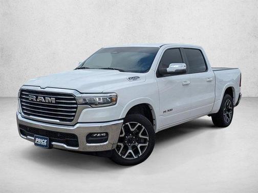 Bright White Clearcoat 2025 RAM 1500 Laramie