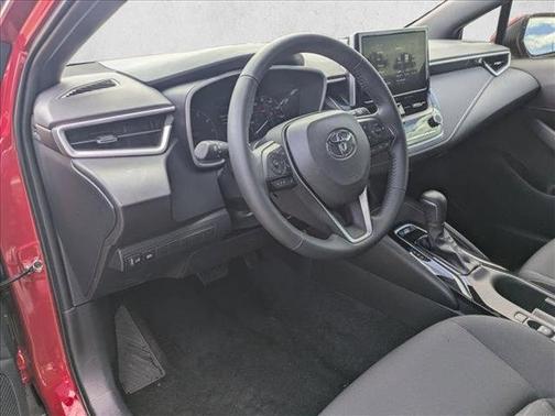 Red 2025 Toyota Corolla Hatchback SE