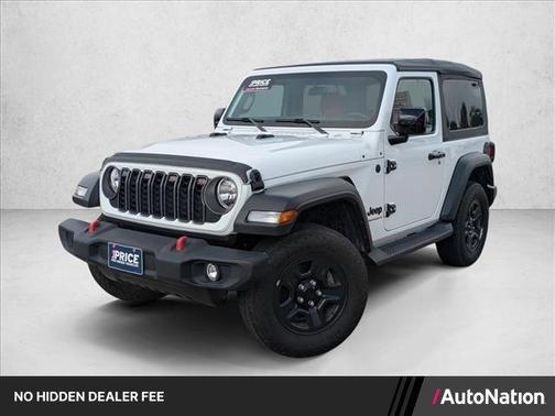 Bright White Clearcoat 2025 Jeep Wrangler Sport