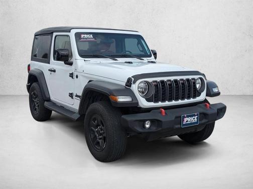 Bright White Clearcoat 2025 Jeep Wrangler Sport