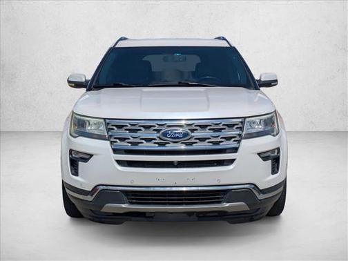 White Platinum Tri-Coat Metallic 2019 Ford Explorer Limited