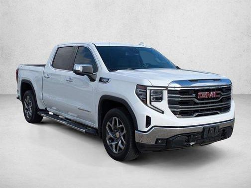 Summit White 2022 GMC Sierra 1500 SLT