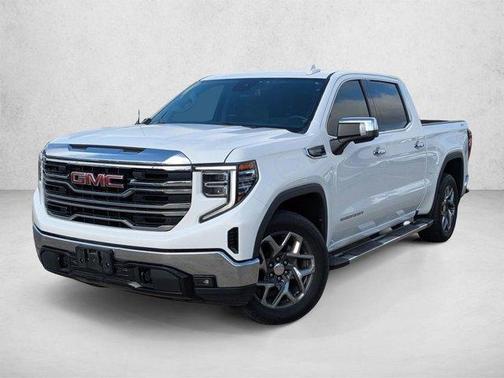 Summit White 2022 GMC Sierra 1500 SLT