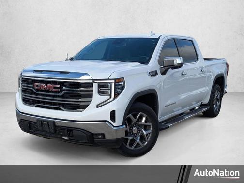Summit White 2022 GMC Sierra 1500 SLT