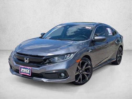 Black 2020 Honda Civic Sport