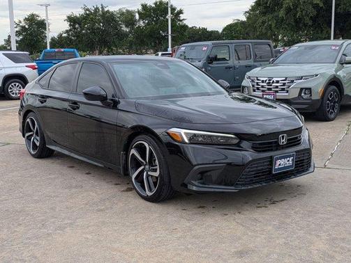 Crystal Black Pearl 2024 Honda Civic Sport