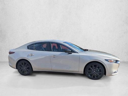 Platinum Quartz Metallic 2024 Mazda Mazda3 FWD w/Select Package