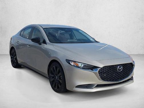 Platinum Quartz Metallic 2024 Mazda Mazda3 FWD w/Select Package