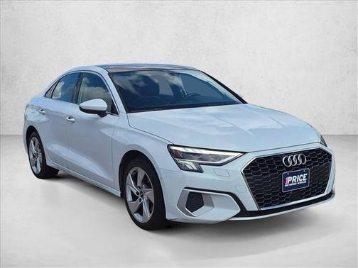 Glacier White Metallic 2024 Audi A3 Premium