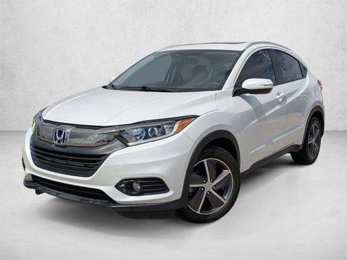 White 2022 Honda HR-V EX-L