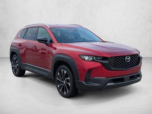Soul Red Crystal Metallic 2025 Mazda CX-50 Hybrid Premium Plus Package