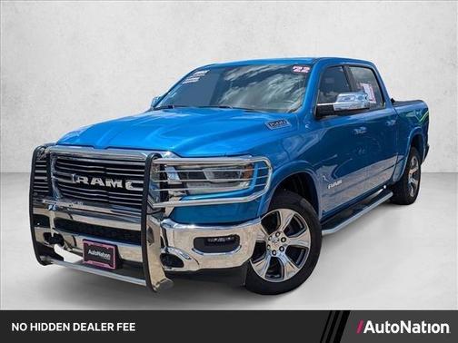 Hydro Blue Pearlcoat 2022 RAM 1500 Laramie