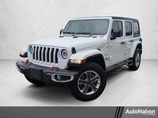 Bright White Clearcoat 2023 Jeep Wrangler Sahara