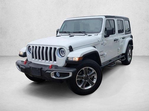 Bright White Clearcoat 2023 Jeep Wrangler Sahara