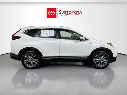 Platinum White Pearl 2022 Honda CR-V Hybrid Touring