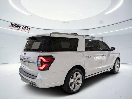 Star White Metallic Tri-Coat 2023 Ford Expedition Max Platinum