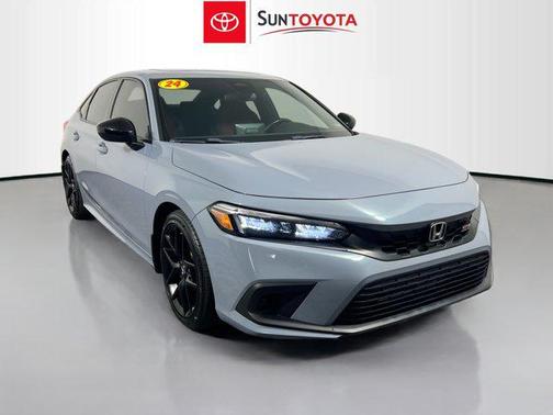 Sonic Gray Pearl 2024 Honda Civic Si Base