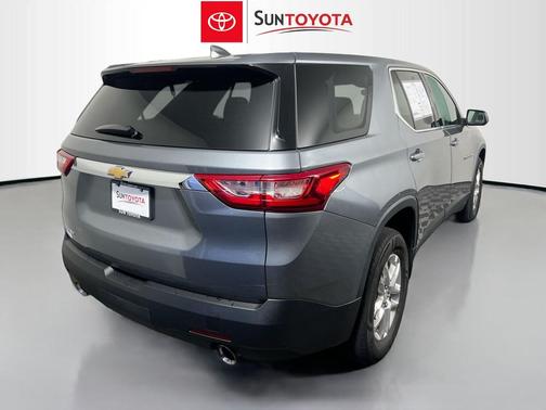 Satin Steel Metallic 2021 Chevrolet Traverse LS