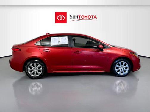 Barcelona Red Metallic 2020 Toyota Corolla LE