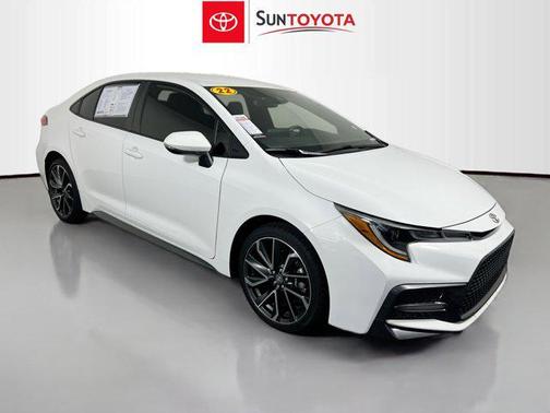 White 2022 Toyota Corolla SE