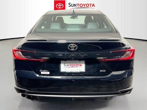 Midnight Black Metallic 2025 Toyota Camry SE