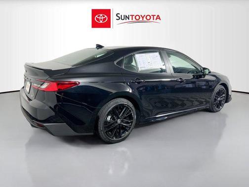Midnight Black Metallic 2025 Toyota Camry SE