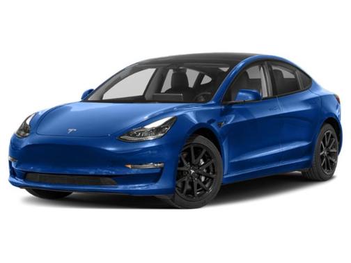 Deep Blue Metallic 2021 Tesla Model 3 Performance