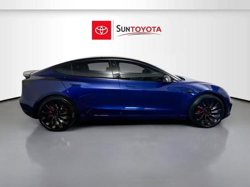 Deep Blue Metallic 2021 Tesla Model 3 Performance