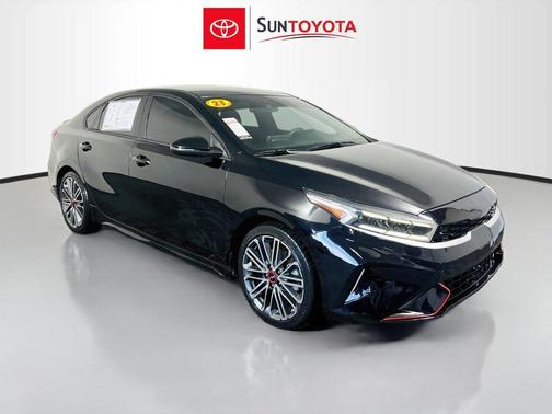 Aurora Black 2023 Kia Forte GT