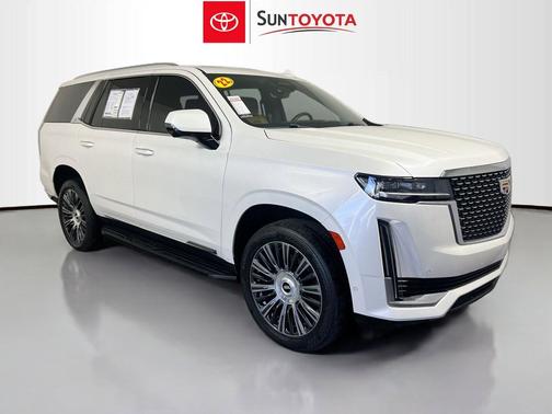 Crystal White Tricoat 2022 Cadillac Escalade Premium Luxury