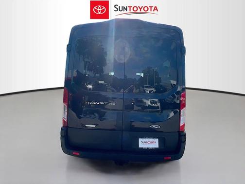 AGATE BLACK METALLIC 2023 Ford Transit-350 XLT