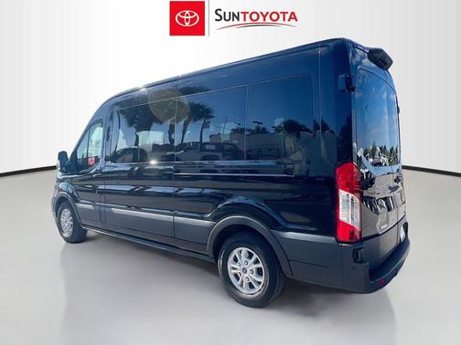 AGATE BLACK METALLIC 2023 Ford Transit-350 XLT