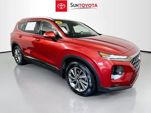 Lava Orange 2020 Hyundai SANTA FE Limited 2.4