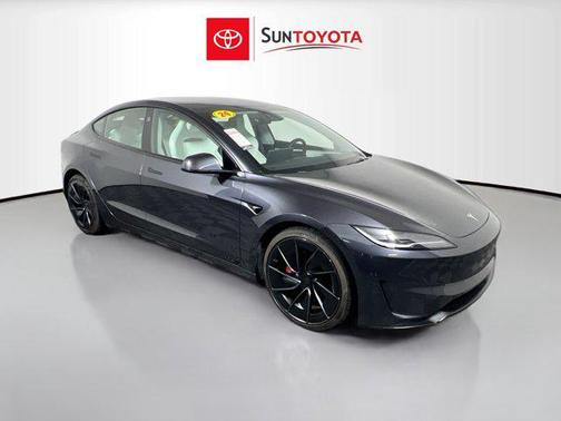 Stealth Gray 2024 Tesla Model 3 Performance