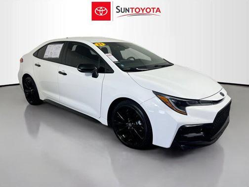 Super White 2021 Toyota Corolla SE